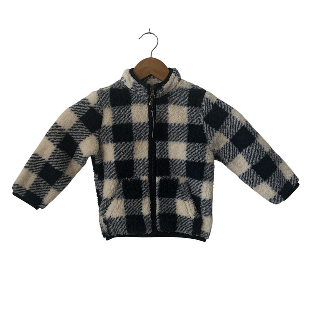 NEW The Children’s Place Plaid Fleece Jacket sz Various